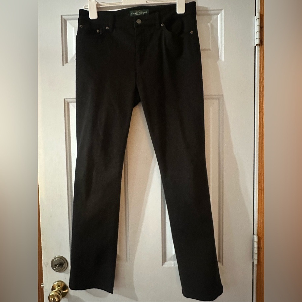 Lauren‎ Ralph Lauren Black Jeans. Size 10.